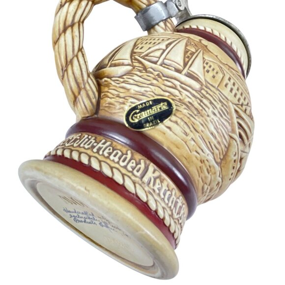 Vintage Avon 1977 Ceramic & Pewter Lidded Beer Stein German Nautical Sailing Des - Picture 5 of 9